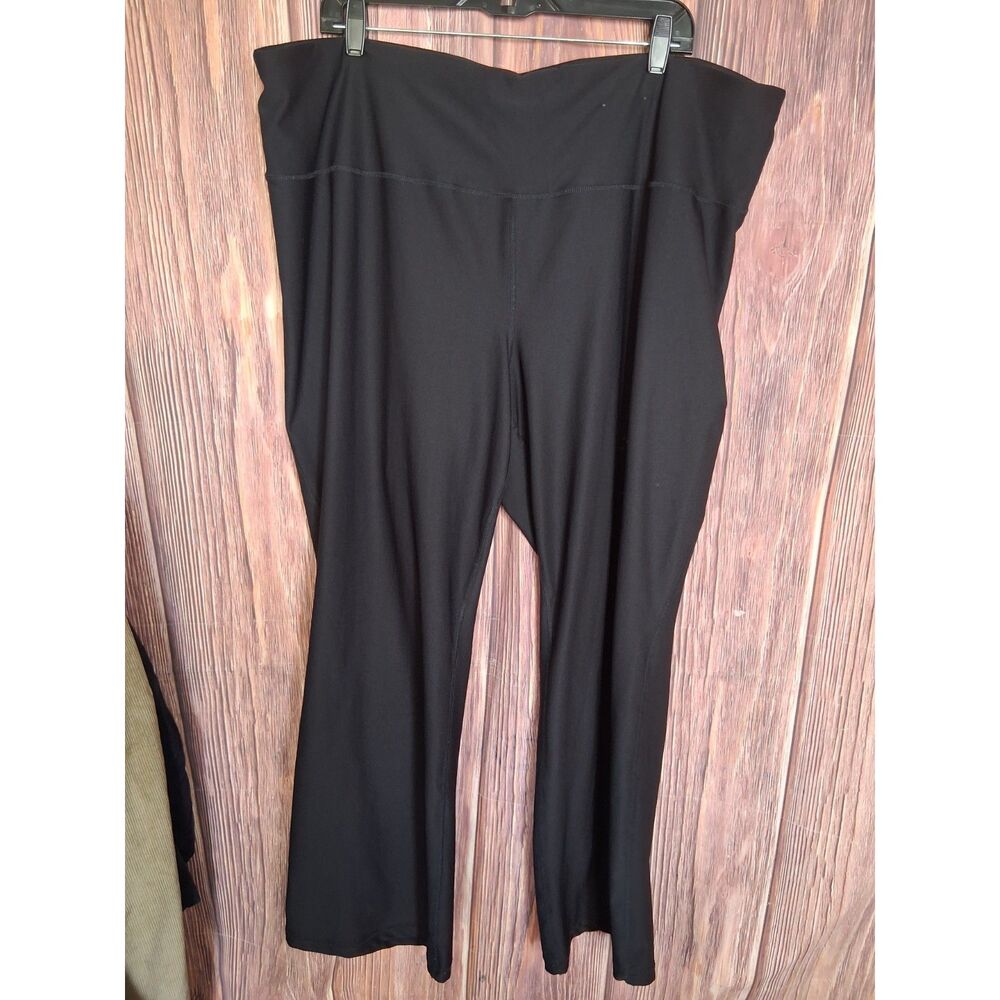 Xersion athletic black pull on high rise bootcut pants size 3XL